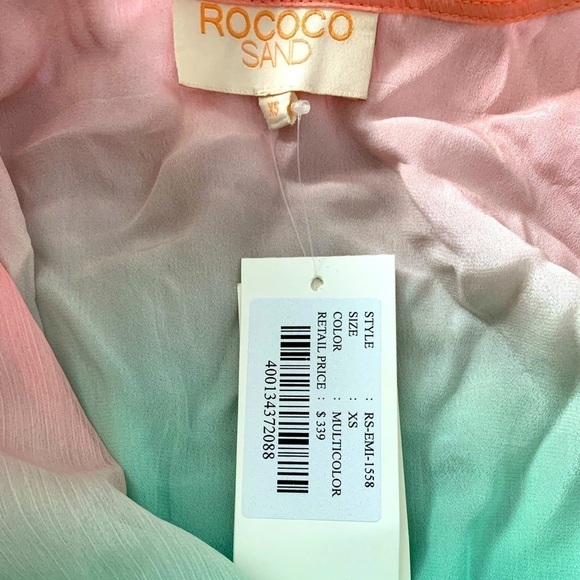 Rococo Sand emi ombré rainbow dress NWT XS - Picture 12 of 14